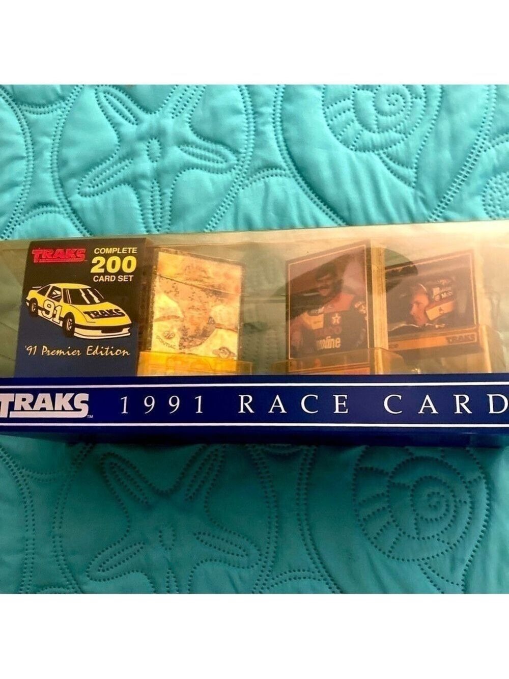 1991 Traks Premier Edition Unopened Complete Card Set NASCAR RARE